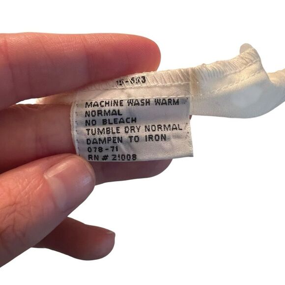 NWT! Talbots off white 100% cotton button down shirt - Picture 5 of 8